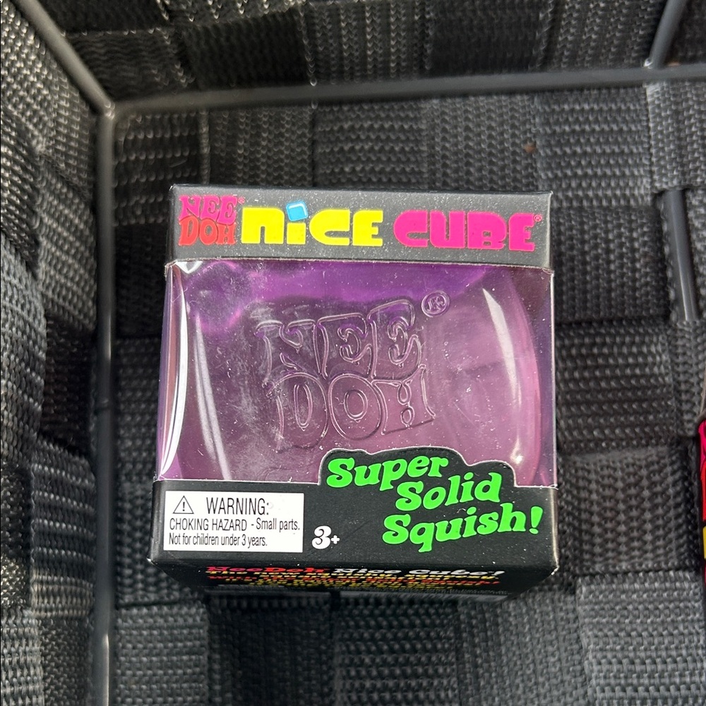 NeeDoh Nice Cube Purple Squishy Toy